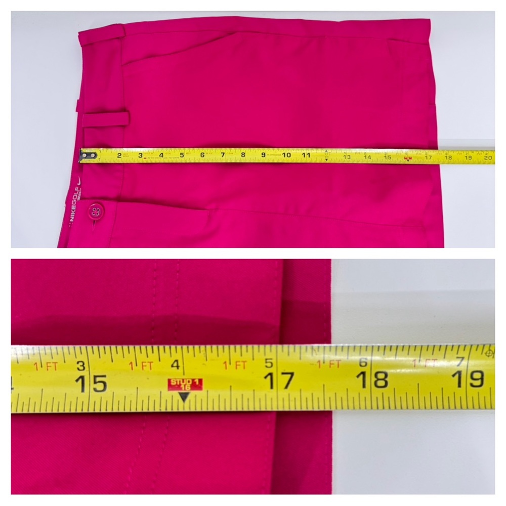 Nike Golf Tour Performance Dri Fit Fuchsia Pink Mini Skort Skirt Shorts Size 10 - Picture 15 of 15